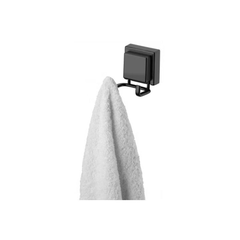 Gancho para Toalla con Ventosa en Acero de Carbono Future - Negro Gancho para Toalla con Ventosa en Acero de Carbono Future - Negro