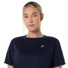 Polo Running Asics Silver SS Top Mujer Midnight