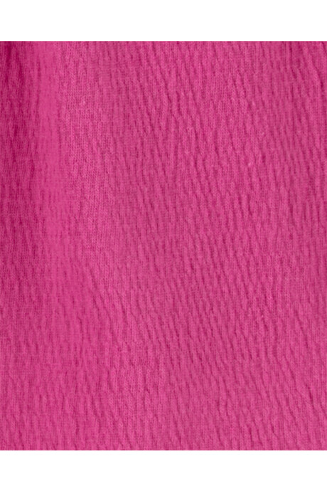 Set dos piezas de jersey arrugado, short y musculosa Sin color