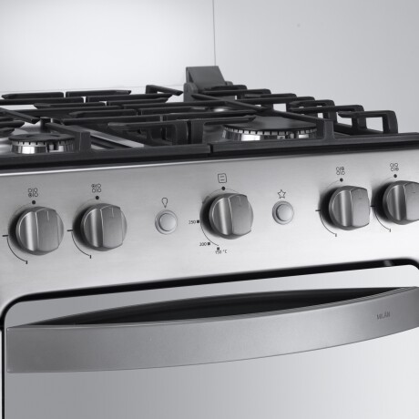 COCINA GAS INDURAMA GAS GRIS MILAN 4H