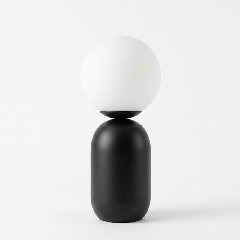 ARTEFACTO DECORATIVO DE MESA DALU Luminaria De Mesa Dalu Negro