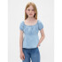 SS HNLY DNM TOP - LT LIGHT WASH