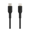 Cable Belkin 1M USB-C / Lightning Trenzado CAA004BT1MBK Cable Belkin 1M USB-C / Lightning Trenzado CAA004BT1MBK