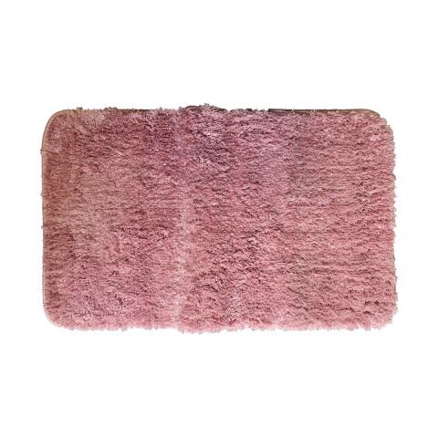 Alfombra Baño con Pelo Largo Home Class 45 x 75 cm ROSA 1
