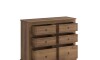Cómoda 6 Cajones Madera Natural - Linea Mexicana Oscuro