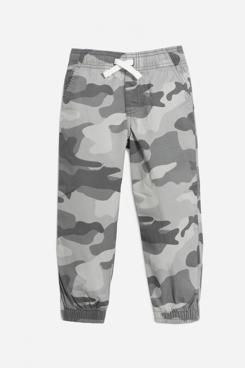 Jogger con elástico VERDE MILITAR