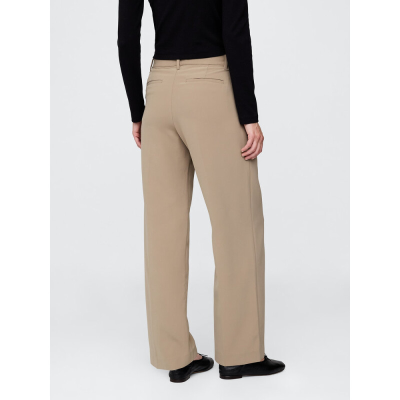 365 LR WIDE LEG - TRIBECA TWILL BEACHWOOD