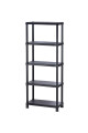 Estantería Plástica Nº15 - Negro (5 Niveles) Rimax Estantería Plástica Nº15 - Negro (5 Niveles) Rimax
