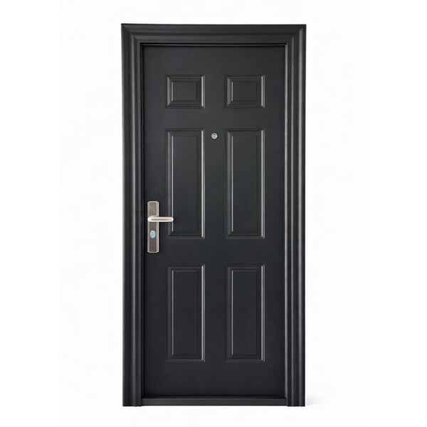 PUERTA SEMI BLINDADA 2.05 X 86 NEGRA 27 KG - DERECHA PUERTA SEMI BLINDADA 2.05 X 86 NEGRA 27 KG - DERECHA
