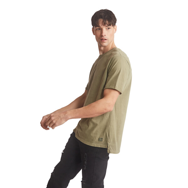 Remera de Hombre KristoBelga Verde Oliva
