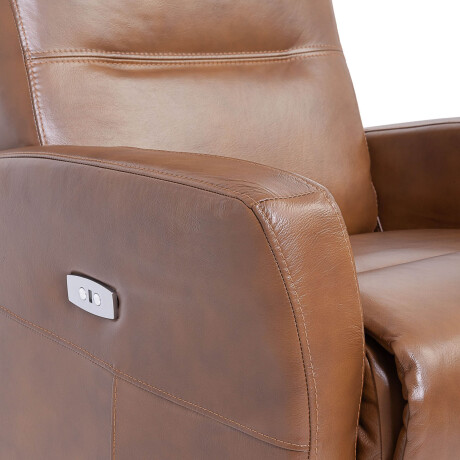RECLINABLE CUERO MARRON AOI