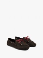 Mocasines De Piel Con Doble Cordón marron