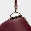 Porta cosmeticos Katy en cuero graneado Bordeaux