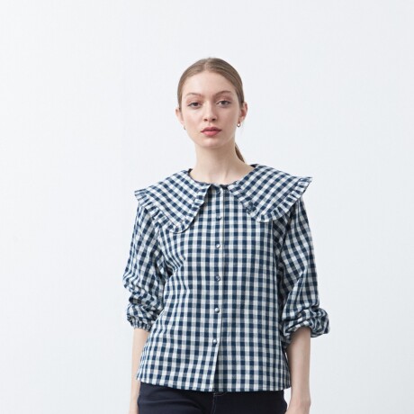 CAMISA ORCHID Azul Oscuro