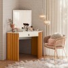 Escritorio Tocador Esquinero - Glitter Marron