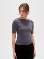 Remera Wenos Gris Oscuro