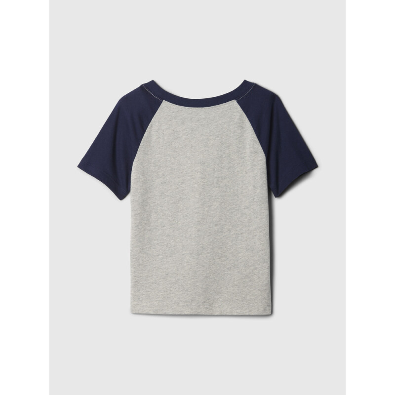 V-FRCH BF LOGO RAGLAN TEE LIGHT HEATHER GREY B08