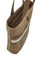 Bolso Tote de Lona Casual Marrón