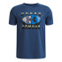 UA B TECH GRAPHIC SS-BLU BLU-498