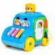 Juguete Didactico Bebe Auto Musical Motricidad Sensorial Celeste
