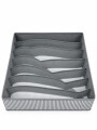 ORGANIZADOR DE ROPA INTERIOR 7 COMP. GRIS