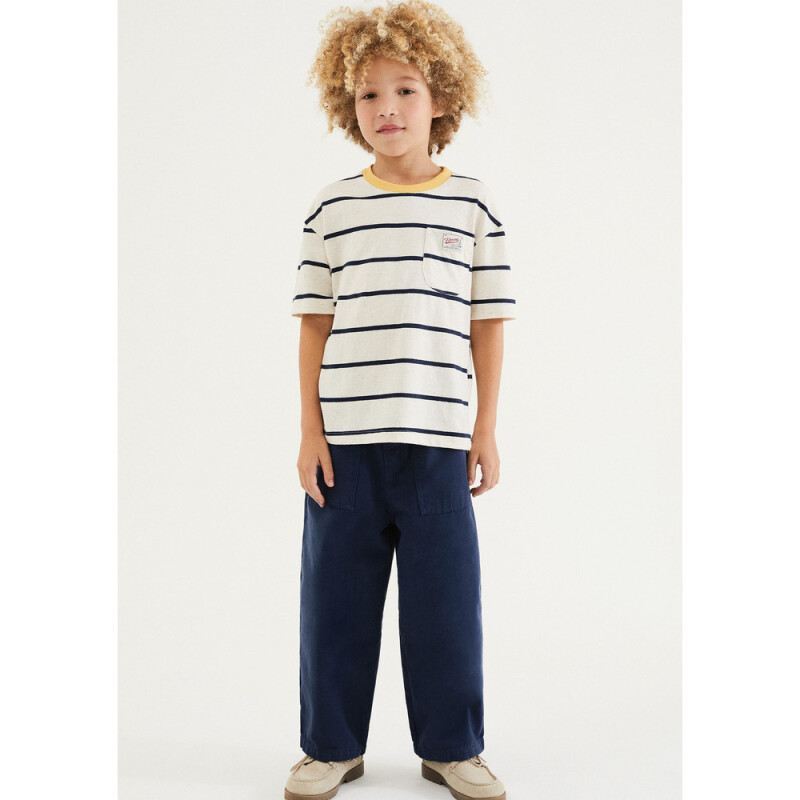 CAMISETA MM AZUL CARIBE/CHUMBO/BLANCO