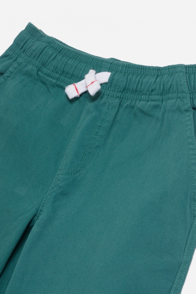 Jogger gabardina VERDE PETROLEO