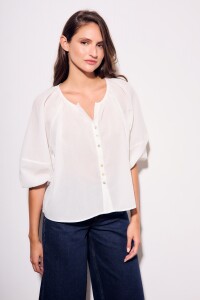 Blusa Algodón Crudo