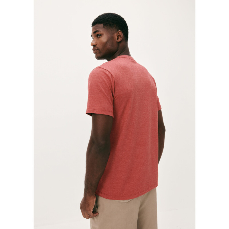 CAMISETA MM MASC VERMELHO MESCLA