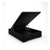 Box Baúl Negro Para Colchón De 1 Plaza Negro Box Baúl Negro Para Colchón De 1 Plaza Negro