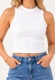 Musculosa Basica Blanco