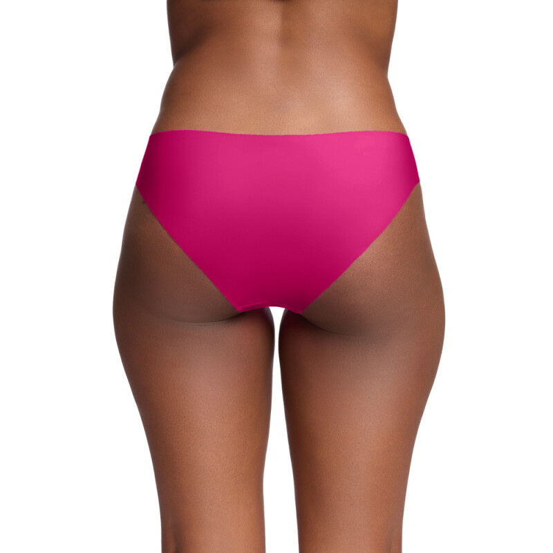 UA PURE STRETCH NO SHOW BIKINI - SOLID (3 PACK)-PNK REBEL PINK-652