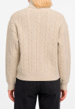 Polera trenza BEIGE