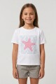 Remera m/c estampada Starfish BLANCO