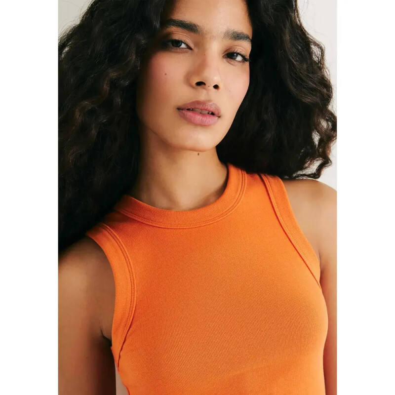 BLUSA SM FEM LARANJA ESCURO