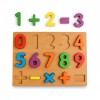 Puzzle numeros y signos madera P&F Puzzle numeros y signos madera P&F
