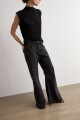 Jean wide leg Jade brillos negro