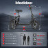 Monopatín Bicicleta Scooter Samebike Sm-c02 500w BLANCO