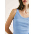 CAMISETA REGATA FEM AZUL CLARO