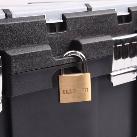 CAJA DE HERRAMIENTAS DE PLÁSTICO RESISTENTE MANGO ALUMINIO DE 55 CM N/a