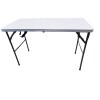 Mesa plegable 1.2m Portátil Eventos Jardín Exterior Mesa plegable 1.2m Portátil Eventos Jardín Exterior