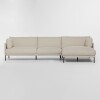 Sofá con chaise COSTA BEIGE - DERECHO