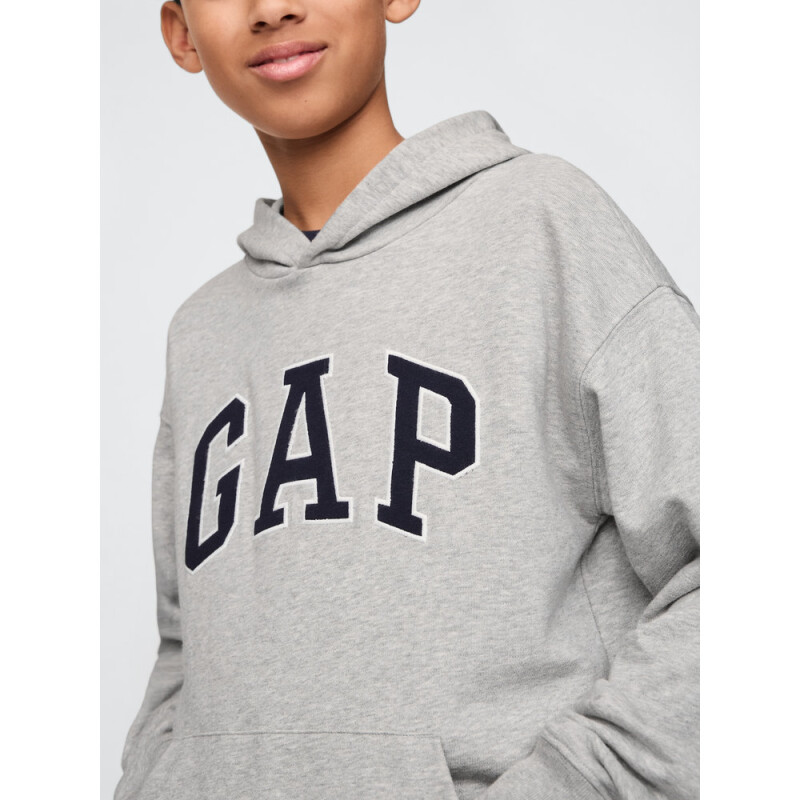 V-FRCH FT BAS HERITAGE LOGO PO LIGHT HEATHER GREY B08