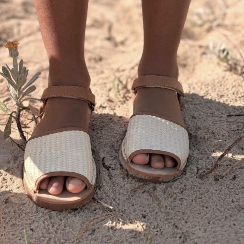 Sandalias de cuero