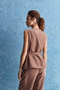 CHALECO MALDIVAS Marron