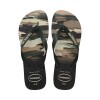 Sandalias Havaianas Top Camu Hombre Negro/verde Oliva