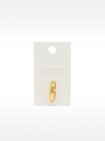 Anillo Redondeado Para Meñique - Plata De Ley 925 dorado