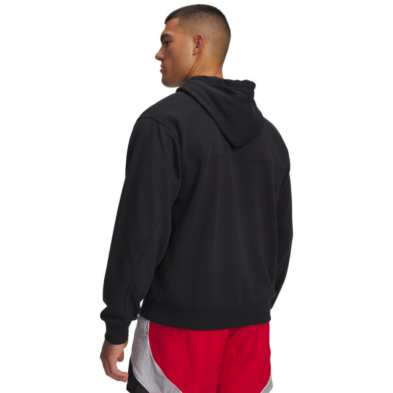 UA Rival LW Hoodie-GRN BLK-001