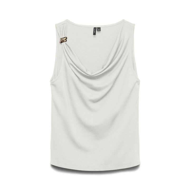 VMCARLY SL BUCKLE TOP JRS SNOW WHITE