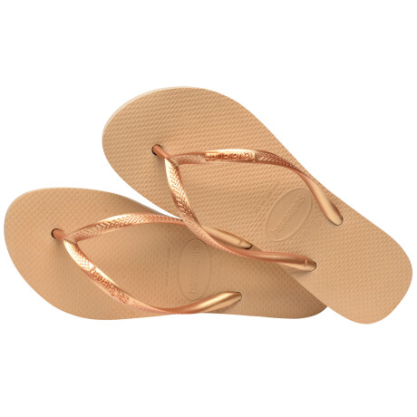 Sandalias de Mujer Havaianas Slim Dorado